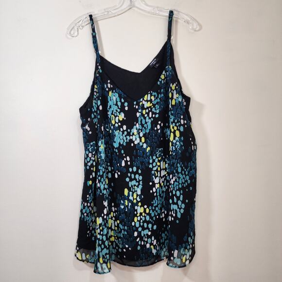 Torrid Sofie Chiffon swing cami semi sheer v-neck tank top woman's size 2X - Picture 4 of 11